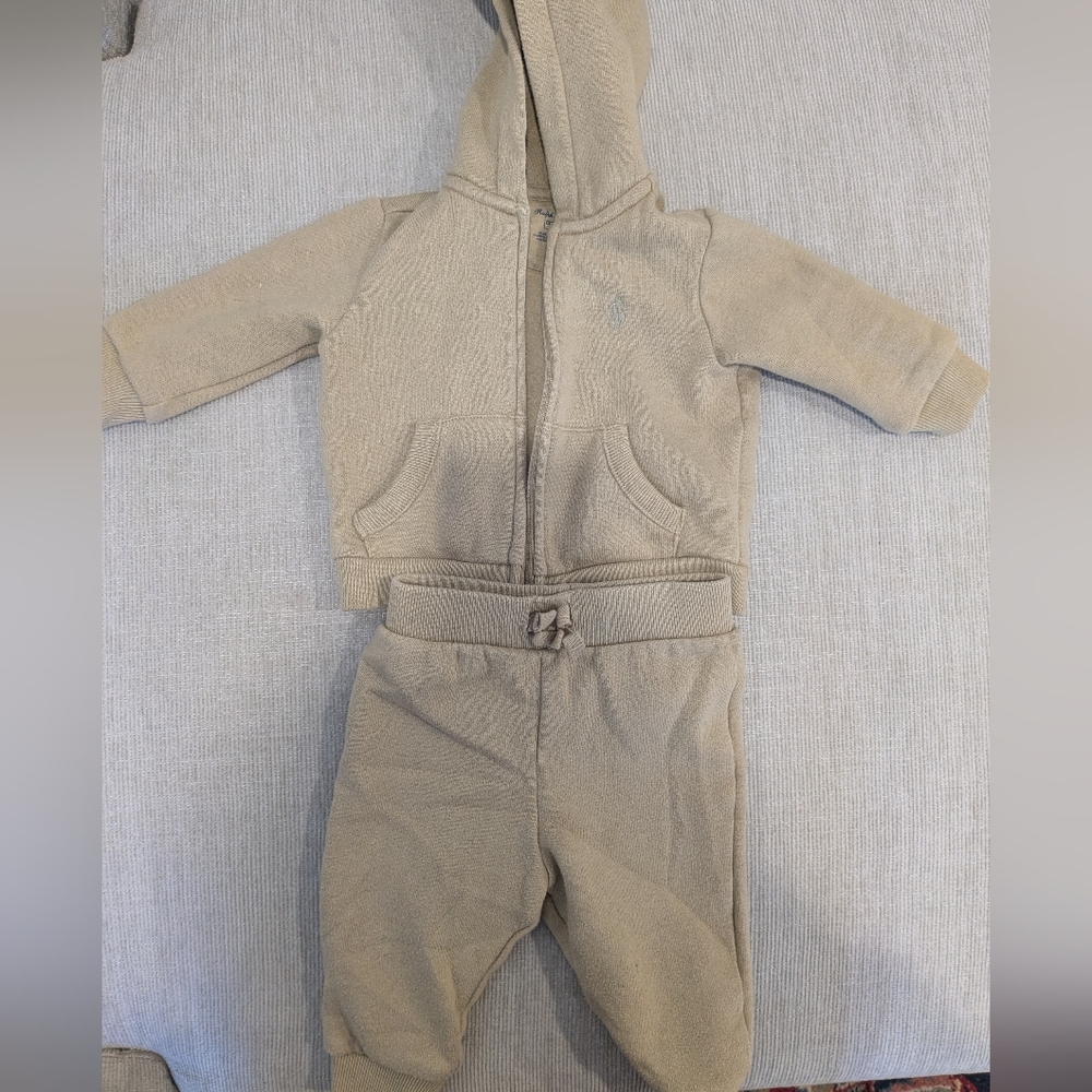 Ralph Lauren Tan Sweat Set
